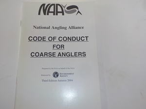 Code of Conduct for Coarse Anglers
