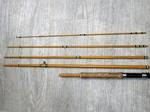 Five piece 9' fibreglass travel fly rod