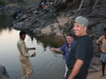 India: Fishing with a centipede